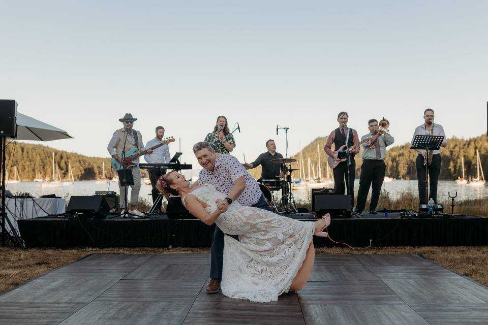 Dancing at golden hour