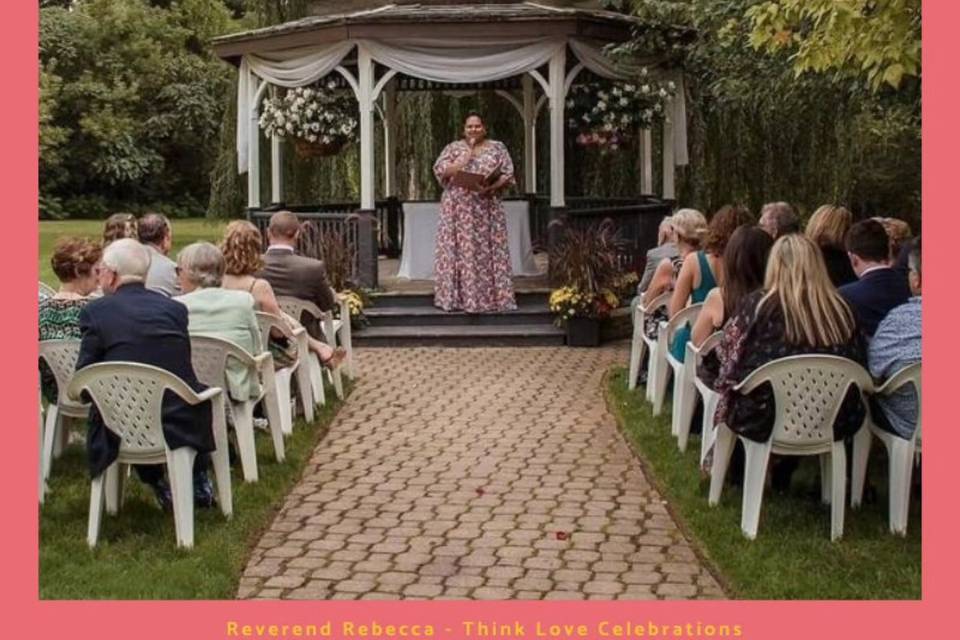Outdoor ceremony