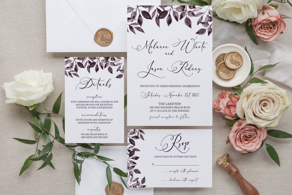 Modern Wedding Invitation