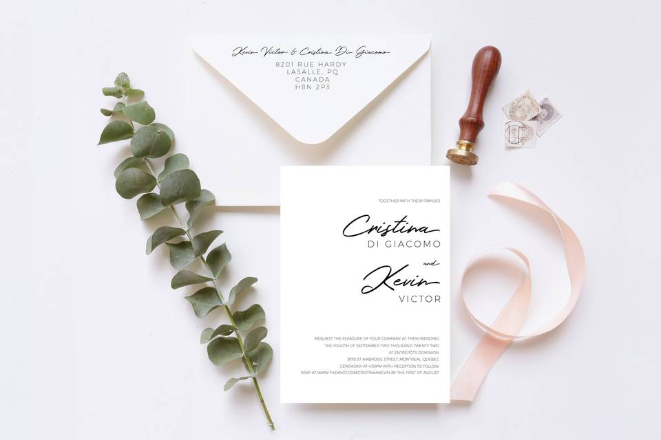 Wedding Invitation Address