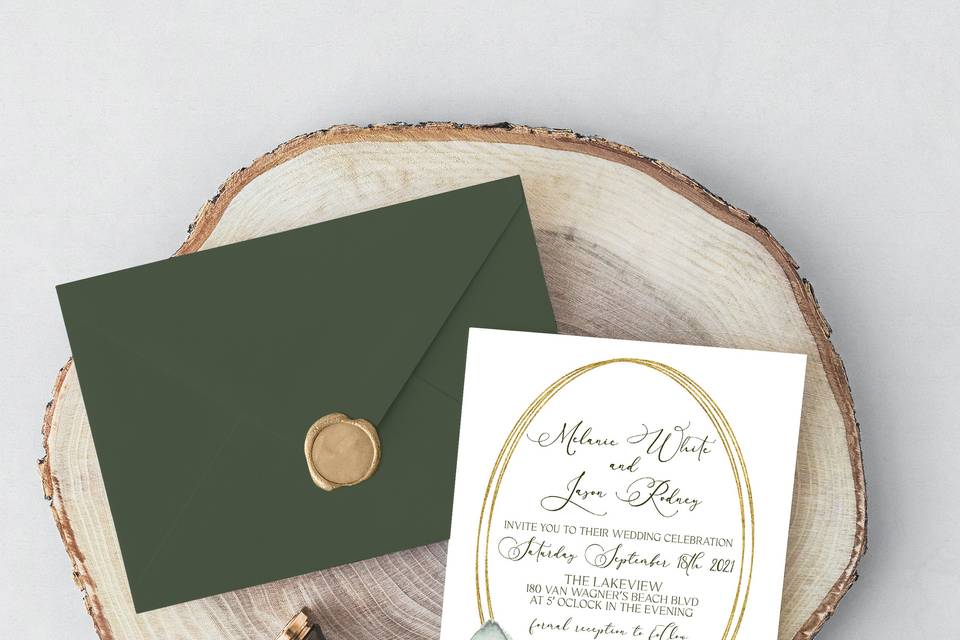 Woodland Forest Invitation