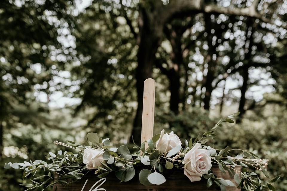 Wedding sign