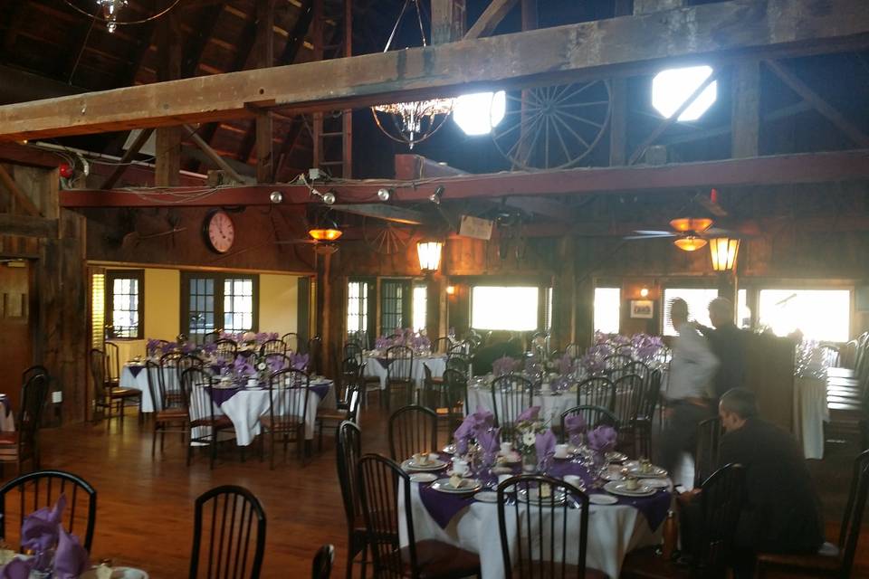 Barn rustic setting