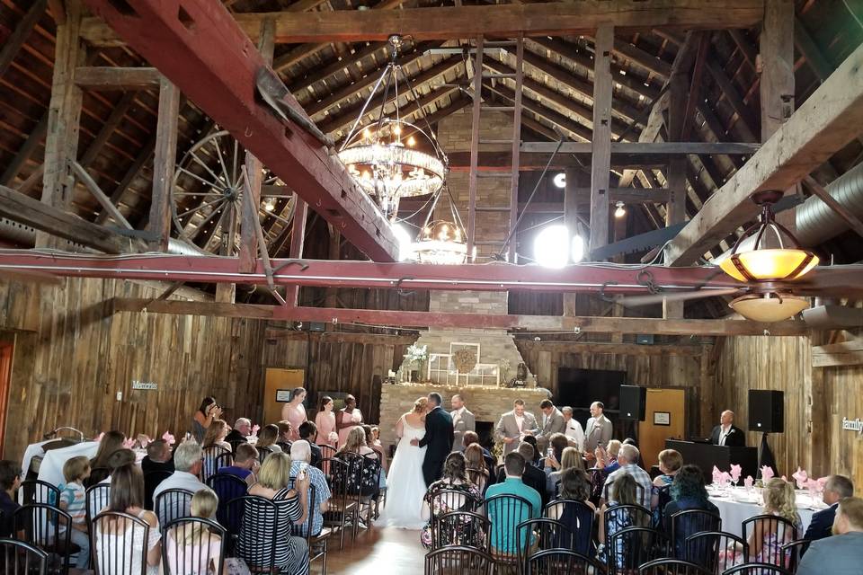 Indoor ceremony space