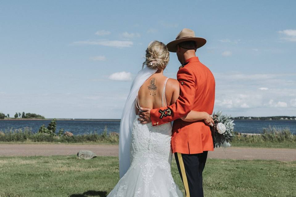 Bride and groom session