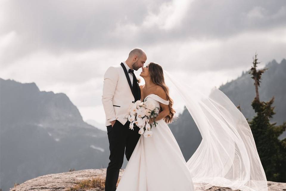 Mountain top portrait session