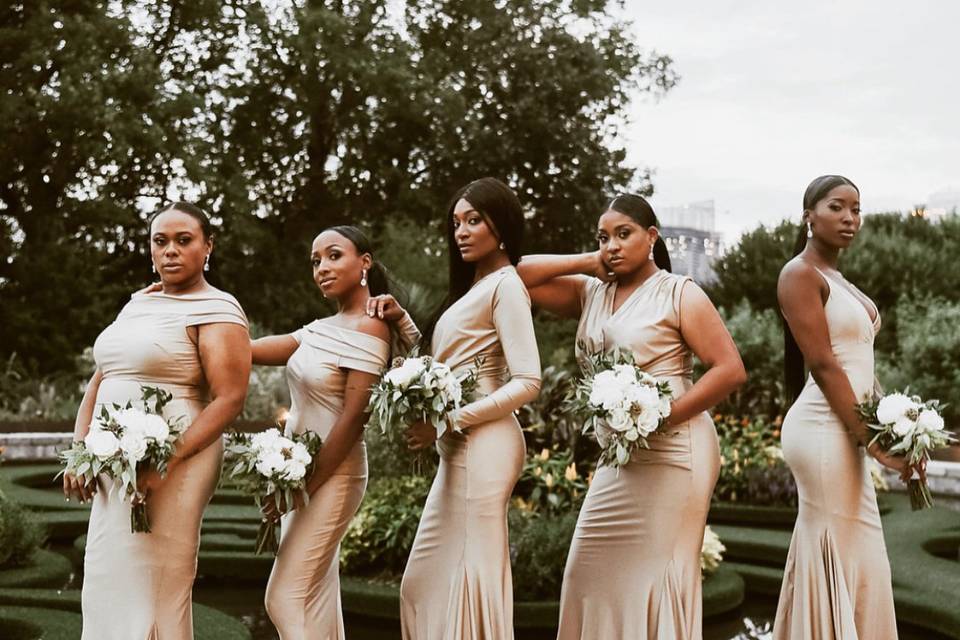 Fabulous bridesmaids