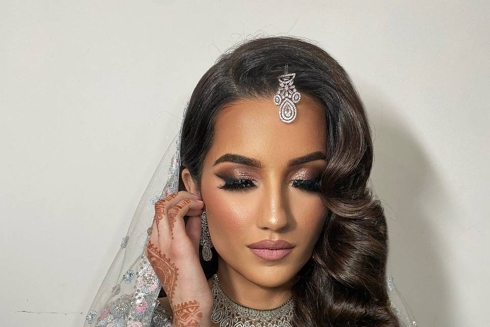 Bridal style - makeup and hair