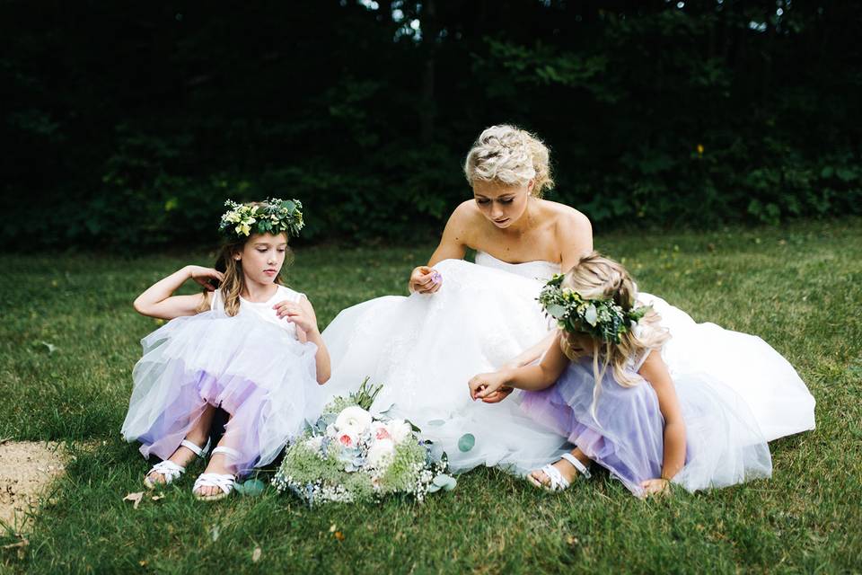 Flower crowns for flower girls