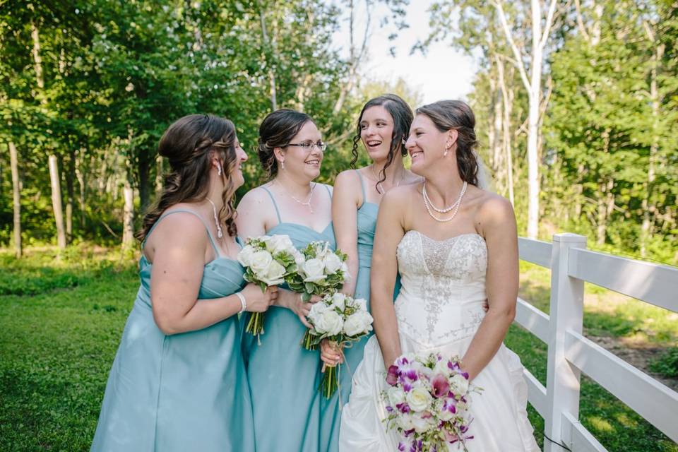 Bridesmaids & Bride