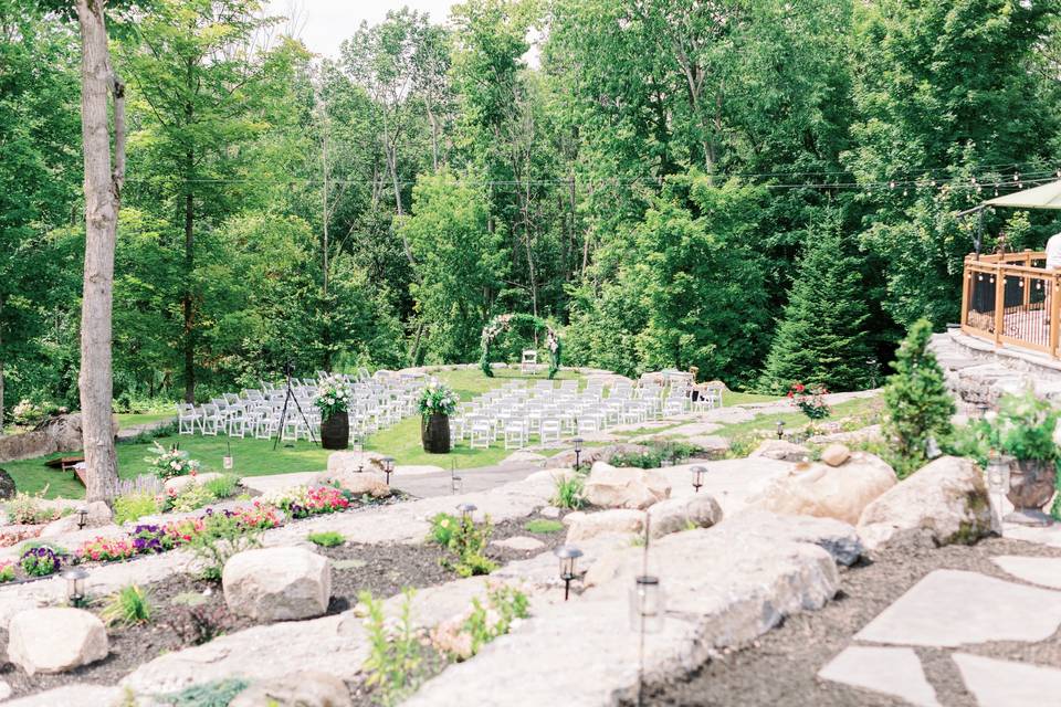 View of ceremony location