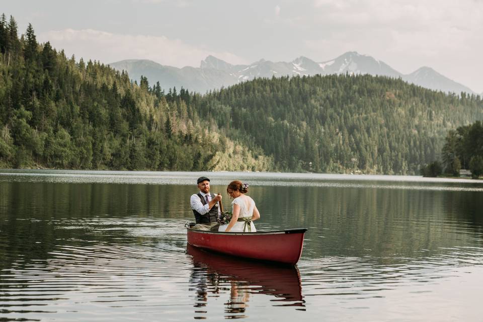 Bride & Groom Tyaughton Lake