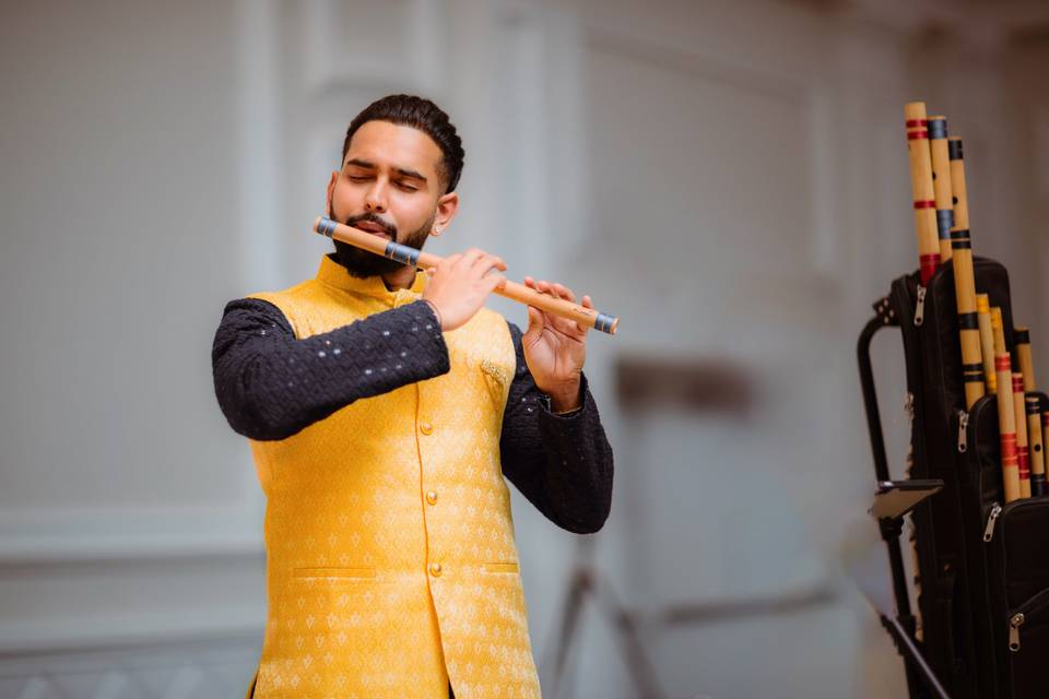 Vishal Blessings Flute Player