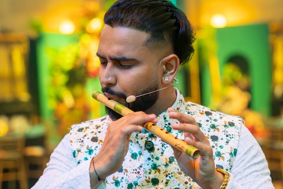 Vishal Blessings Flute Player