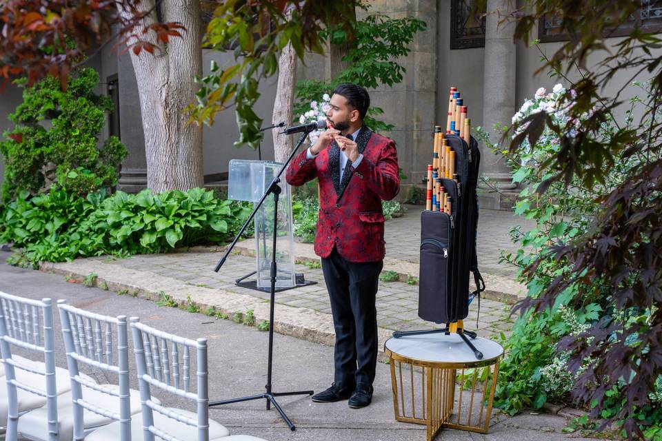 Vishal Blessings Flute Player