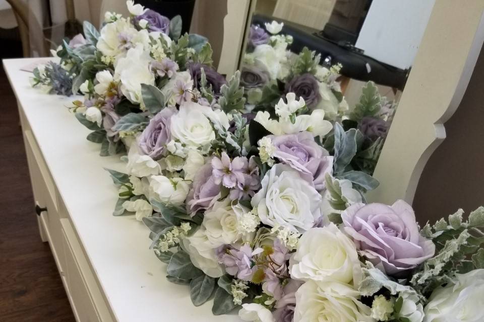 Mauve Bridesmaid Bouquets