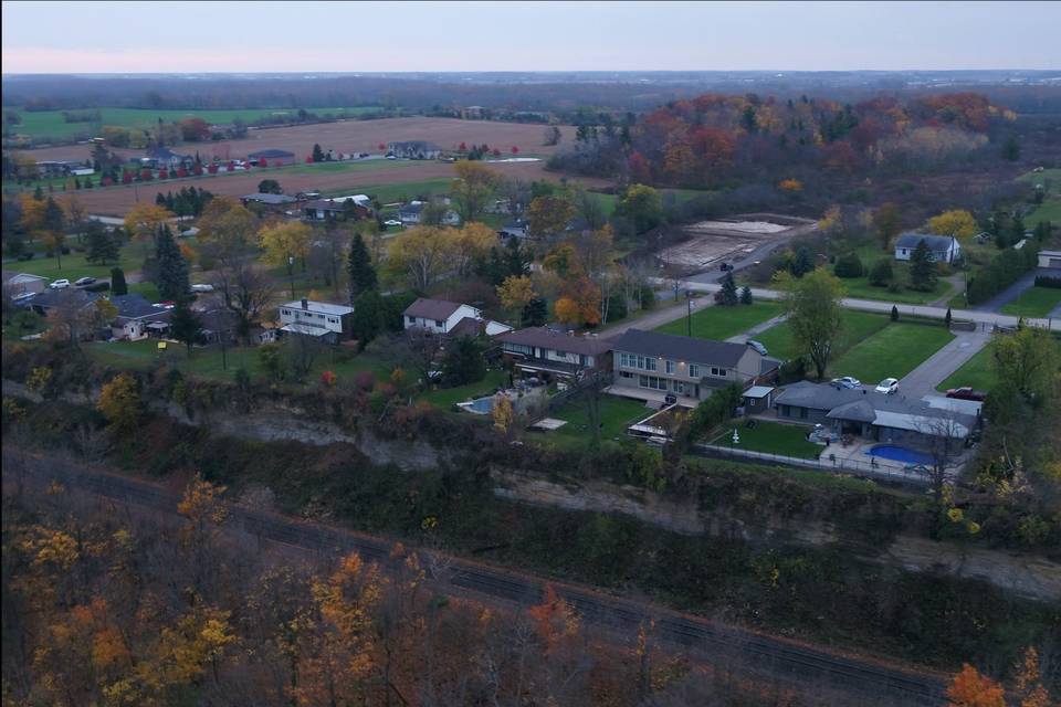 Wedding drone footage