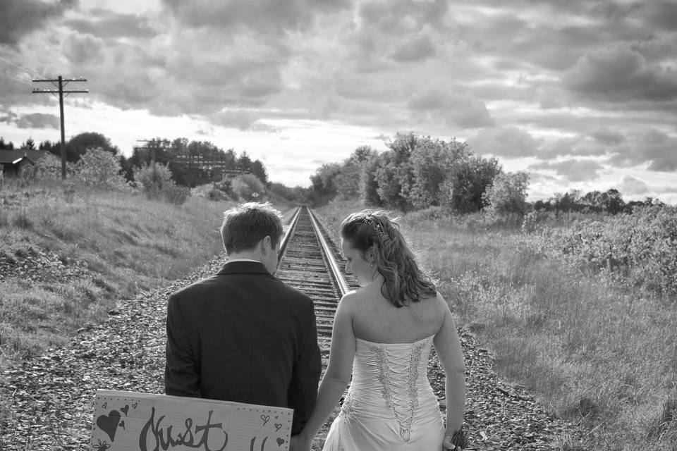 Couple met on a train