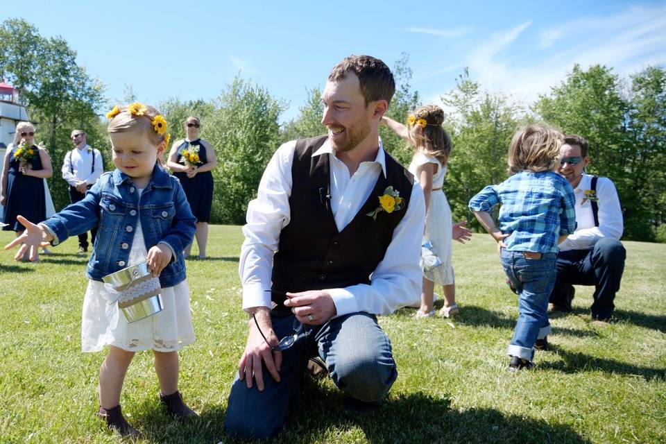 Flower Girl and Groom