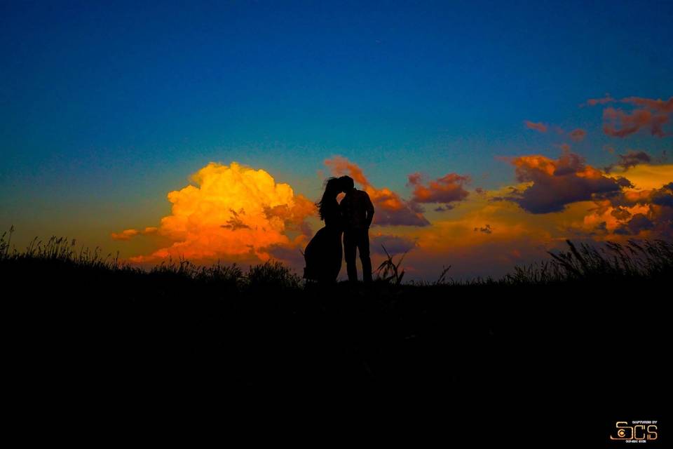 Sunset couple