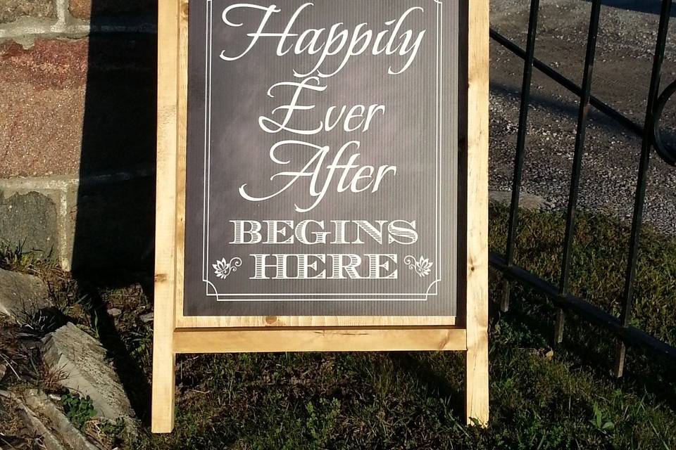 Happily Ever After Sign