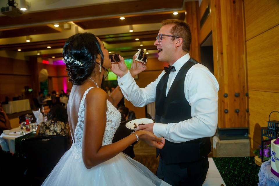 Cake Cutting at Reception