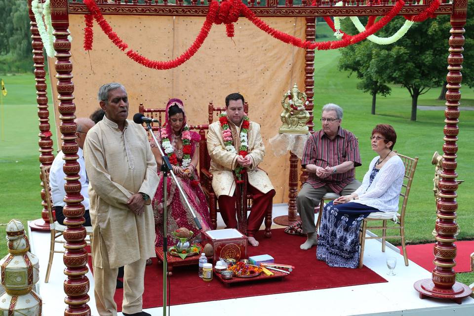 Outdoor ceremony