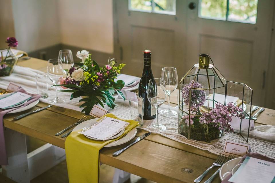 Table set-up