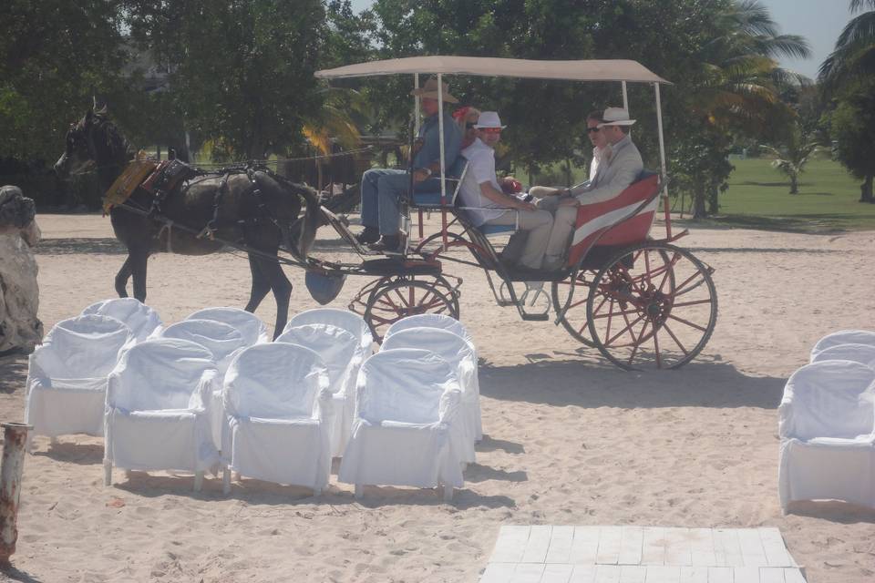 Ceremony in Cuba