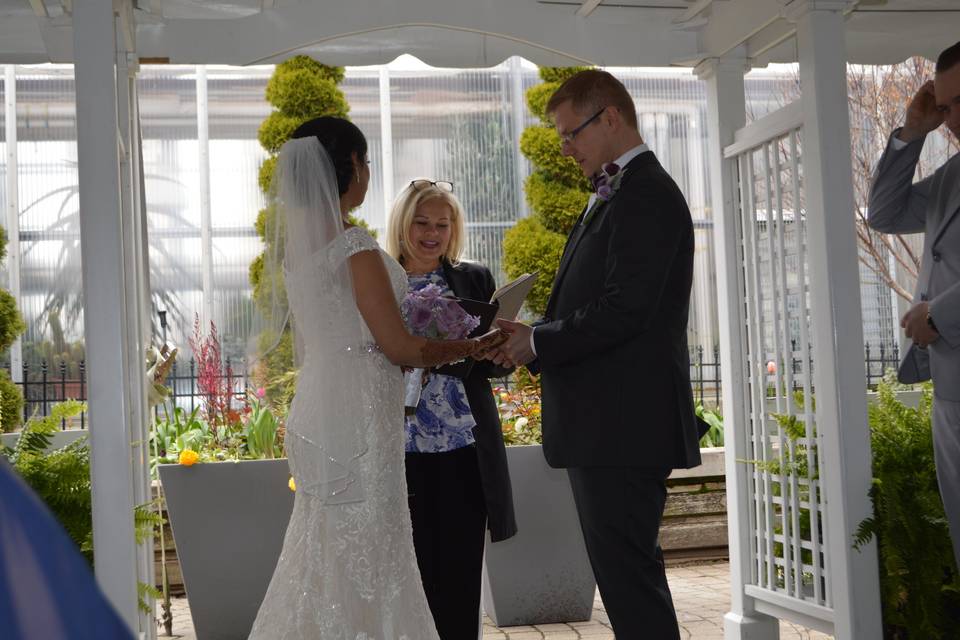 Ceremony in Cuba