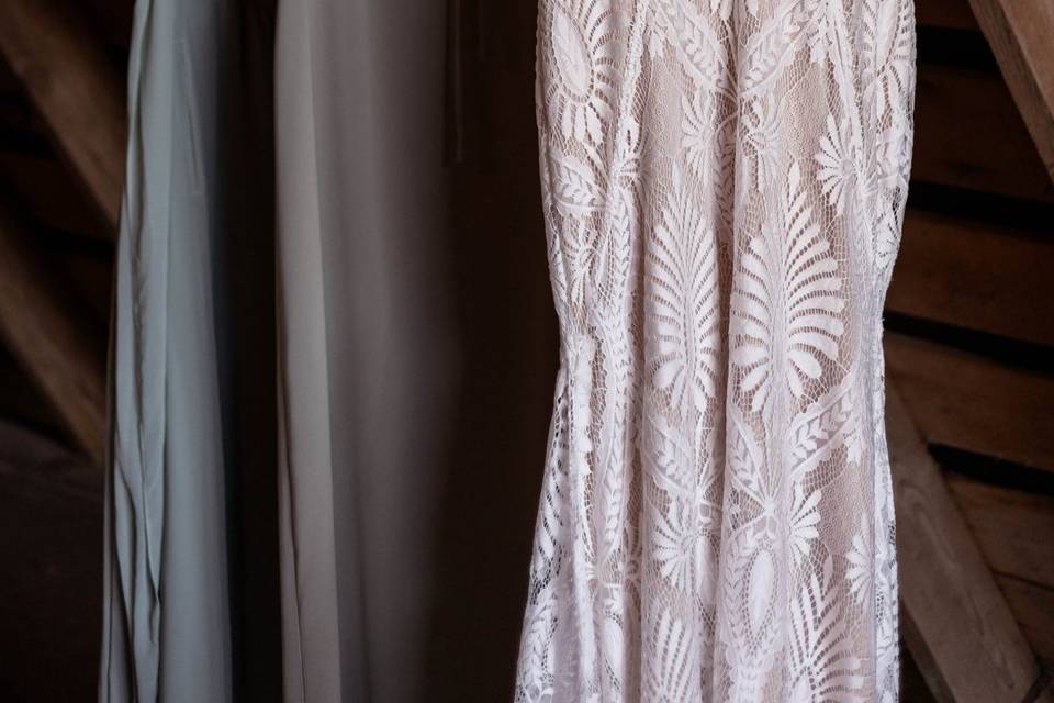 Wedding dress details