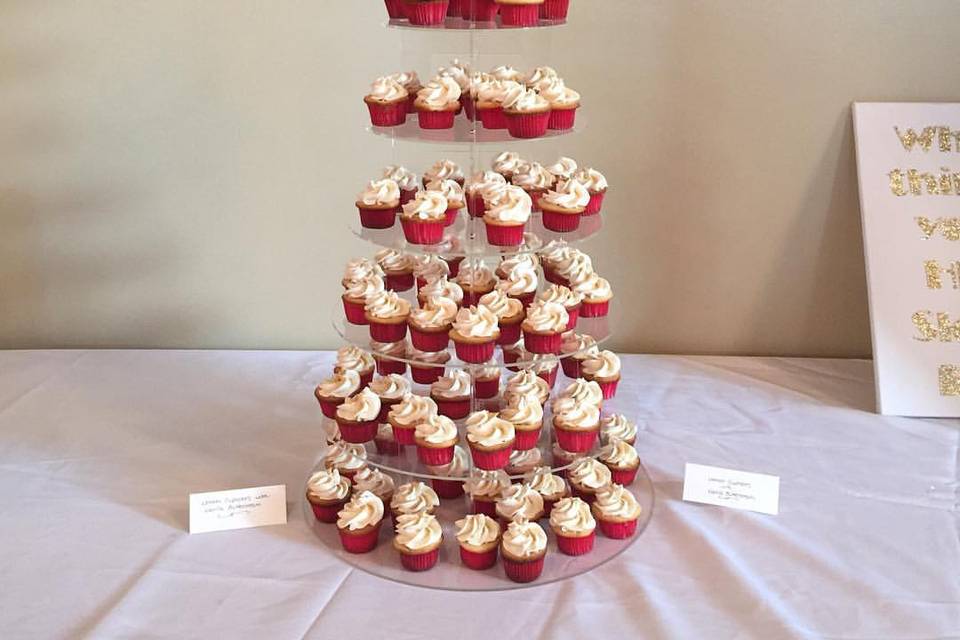 Mini cupcake tower