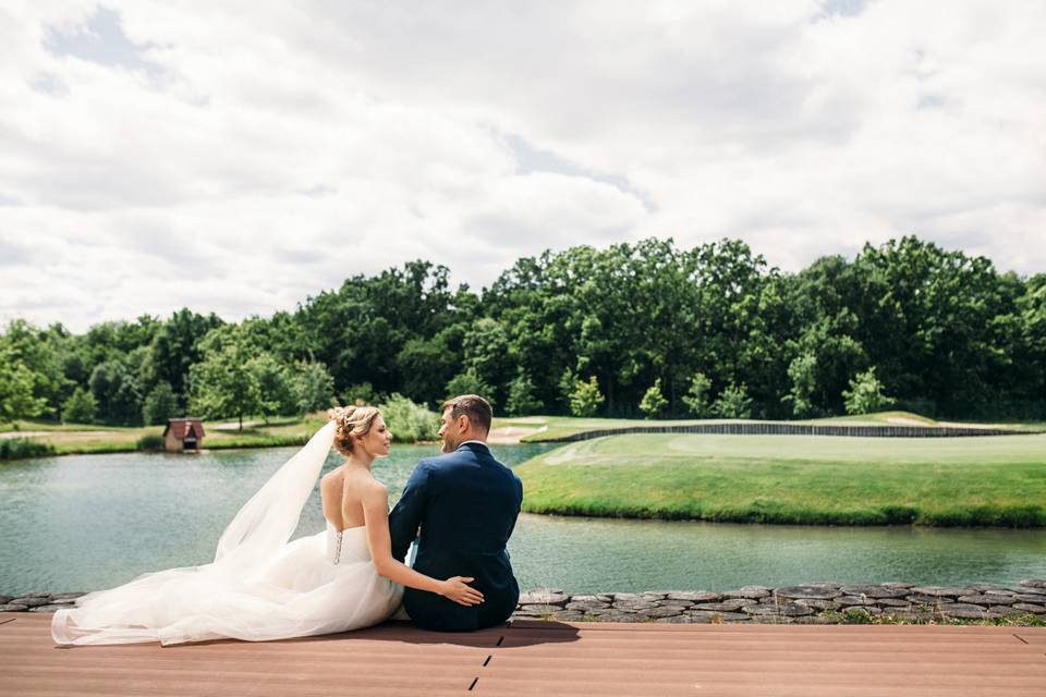 Waterfront wedding