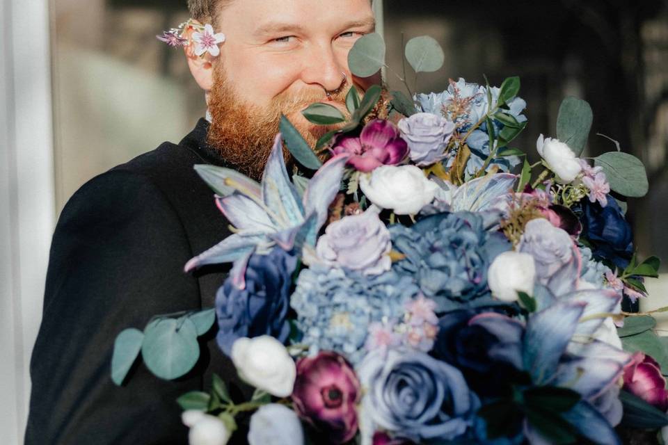 Happy groom!
