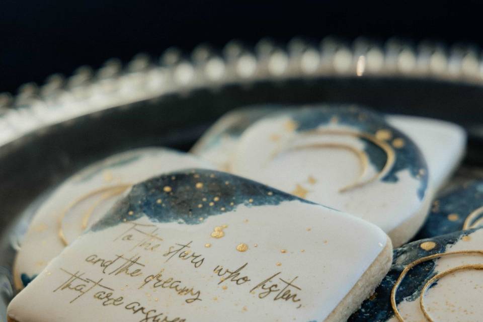 Yum - wedding cookies!
