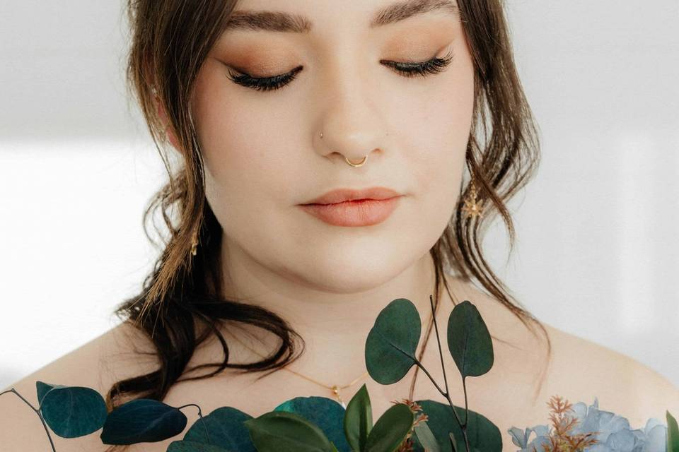 Stunning bridal makeup