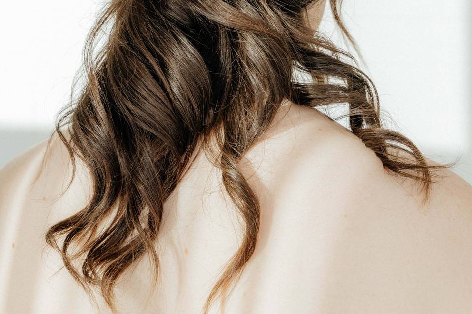 Beautiful bridal hair