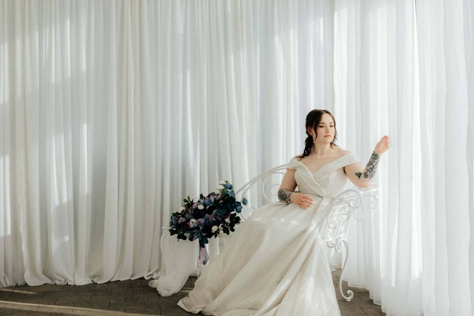 Stunning bridal portrait