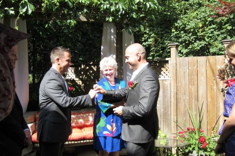 Rev. Mary McCandless ~ Four Seasons Celebrations, Wedding Officiant