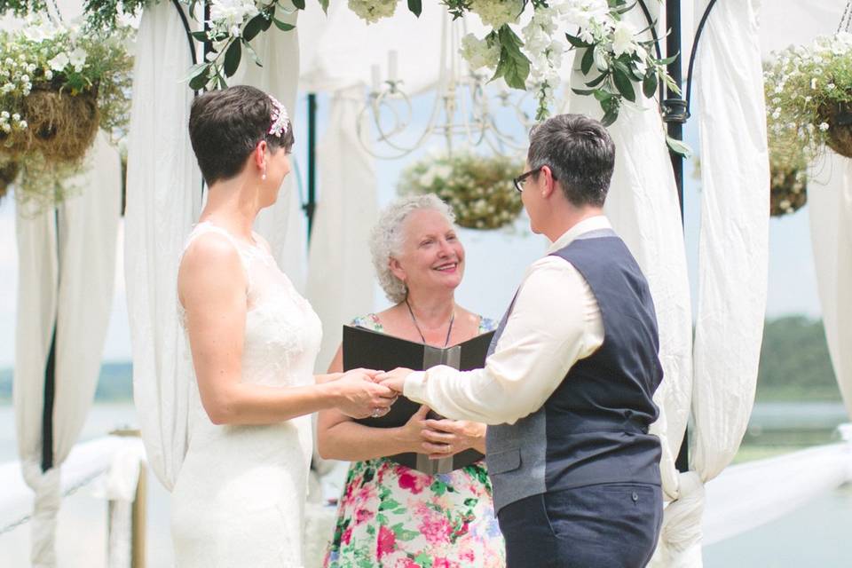 Rev. Mary McCandless ~ Four Seasons Celebrations, Wedding Officiant