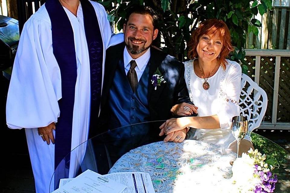 Rev. Mary McCandless ~ Four Seasons Celebrations, Wedding Officiant