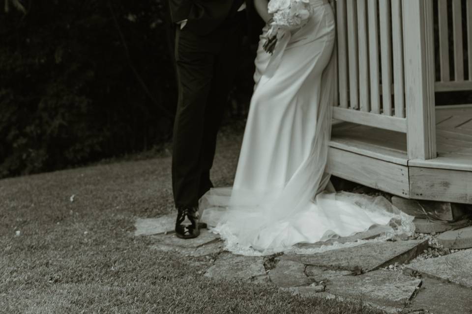 Bride and Groom just married