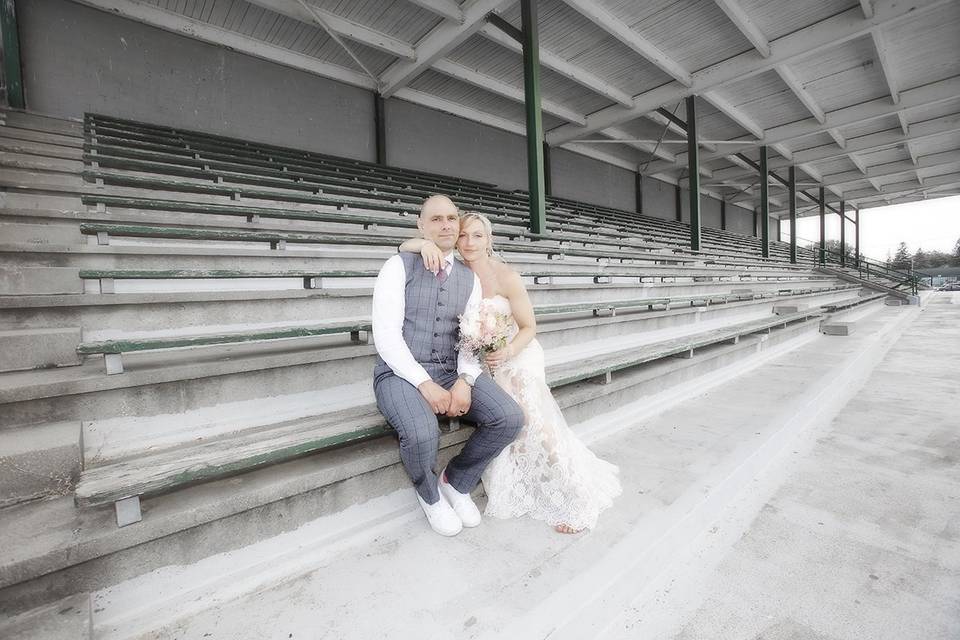 Bridal party pillar and post