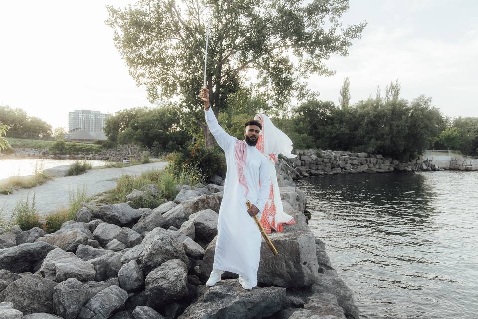 Palestinian Wedding Photoshoot