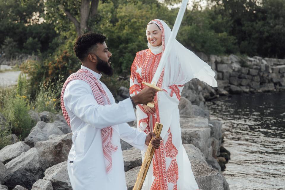 Palestinian Wedding Photoshoot