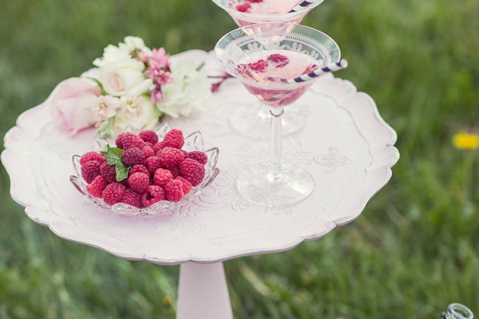 Pink Side Table