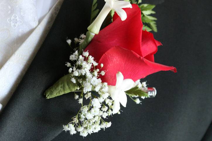 Red Boutonnières