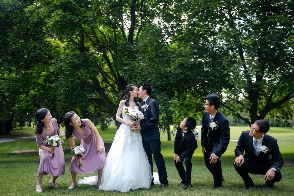 Bridal party shoot