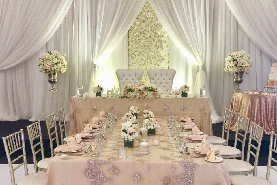 Atrium with Floral Wall