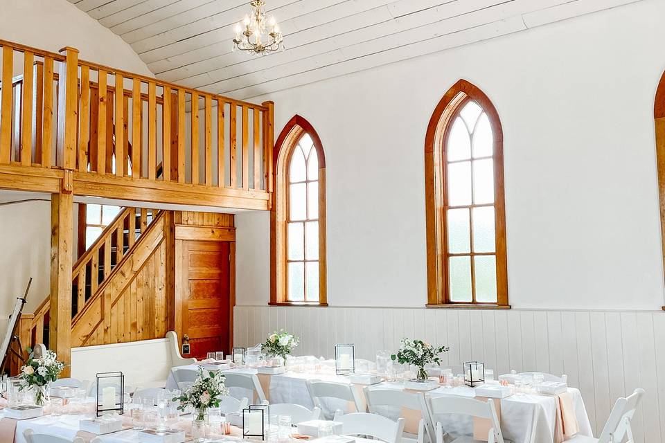 Reception in the chapel